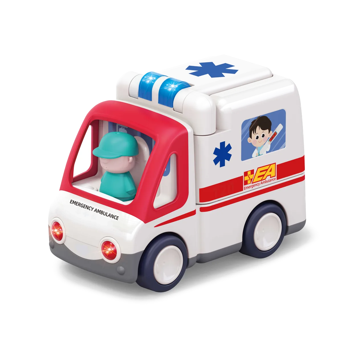 Kinder and Kids Ambulance with light, music and movement